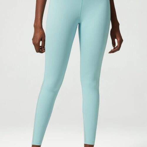 High-Waist Light Leggings With Mesh