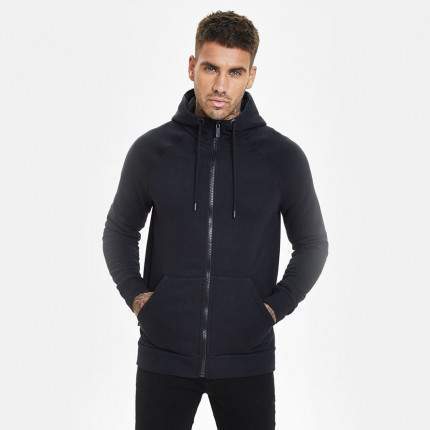 CORE FULL ZIP HOODIE – BLACK