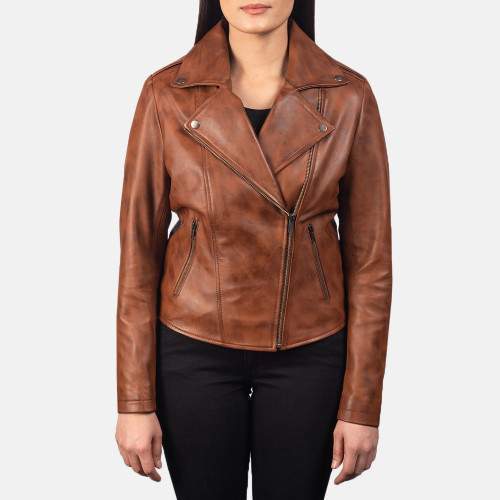 FLASHBACK BROWN LEATHER JACKET