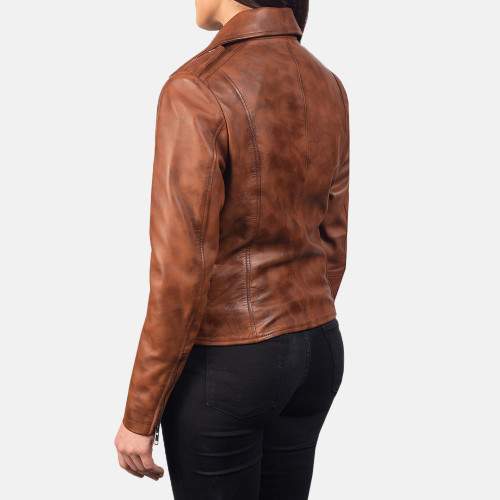 FLASHBACK BROWN LEATHER JACKET