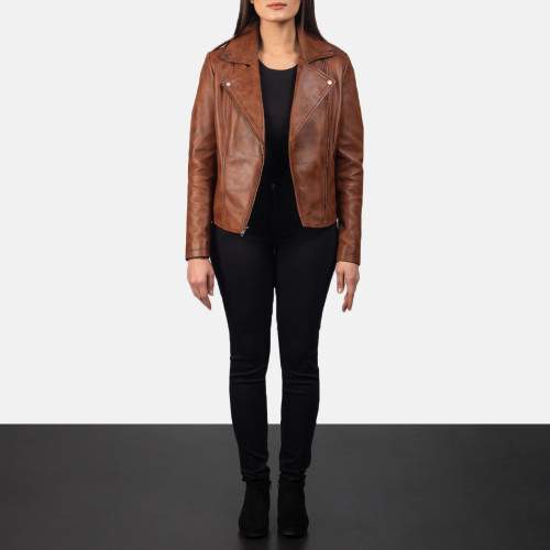 FLASHBACK BROWN LEATHER JACKET