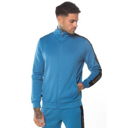 ASYMMETRIC POLY TRACK TOP – DEEP WATER BLUE