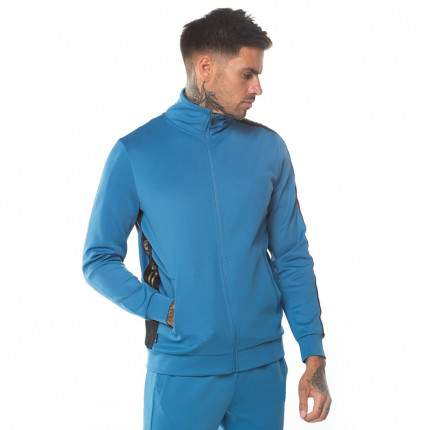 ASYMMETRIC POLY TRACK TOP – DEEP WATER BLUE