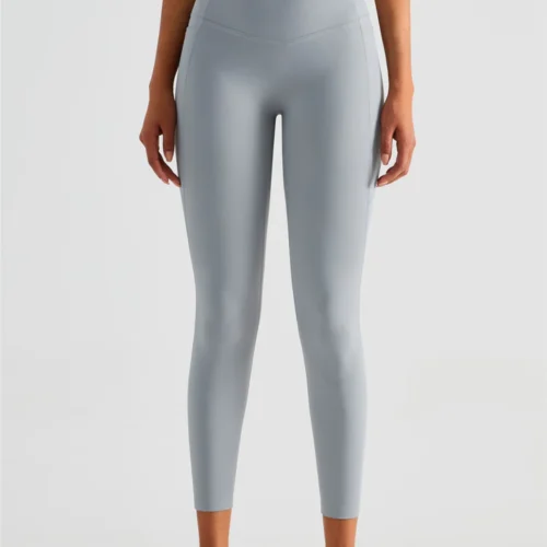 High-Waist Ascend Running Leggings With Pockets