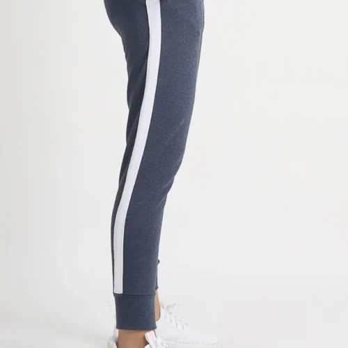 WOMEN JOGGER PANT-DENIM-WHITE