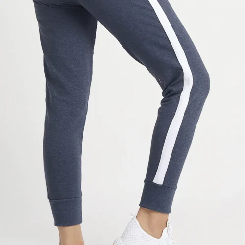 WOMEN JOGGER PANT-DENIM-WHITE