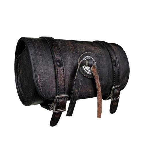 Distress Brown Genuine Leather Toolbag 10″