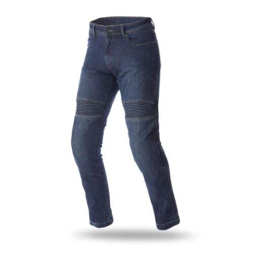 Slim Denim Blue Motorcycle Jeans